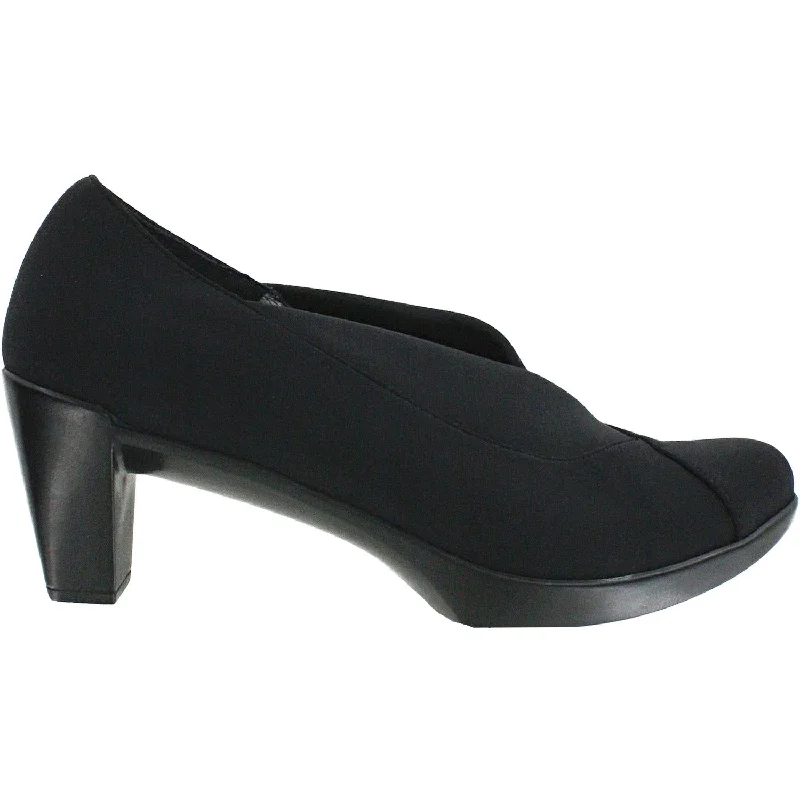 Fashion dress shoes with detail-Women's Naot Lucente Black Stretch