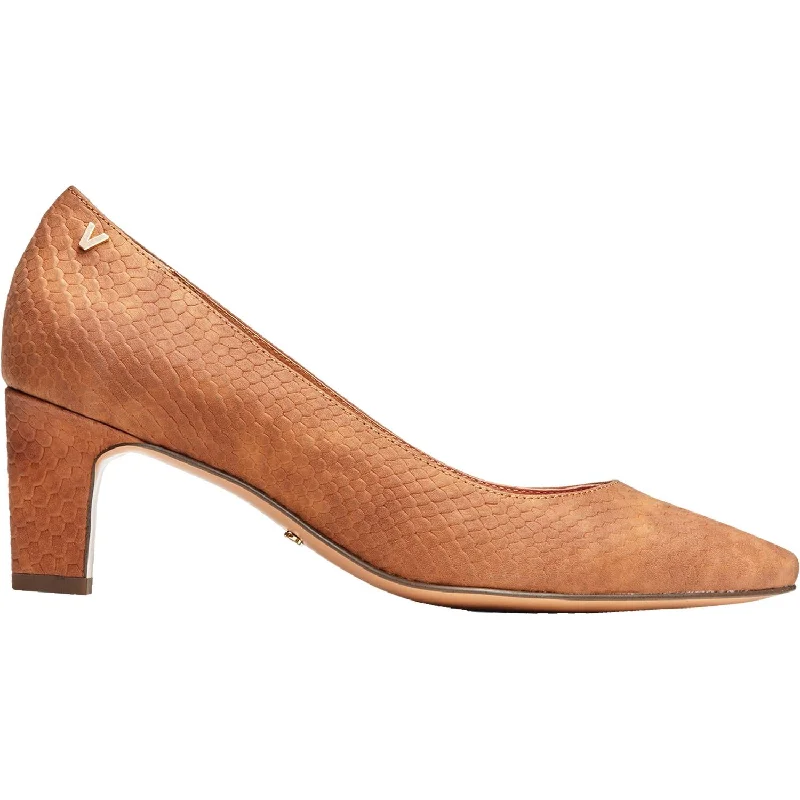 Fashion dress shoes for spring-Women's Vionic Mia Brown Snake Leather