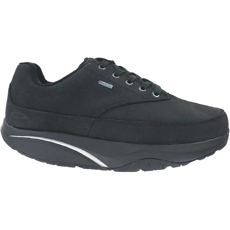 Casual Shoes Cool Feel-Men's MBT Kitabu GTX Black Waterproof Nubuck