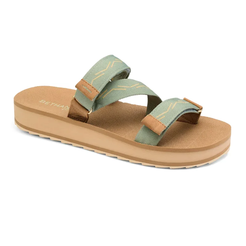 Sandals for summer nights-Cobian Bethany Waimea Rise Women's Sandals - Sage