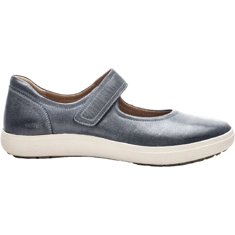 Casual Shoes with Loud-Women's Aetrex Erica Navy Leather