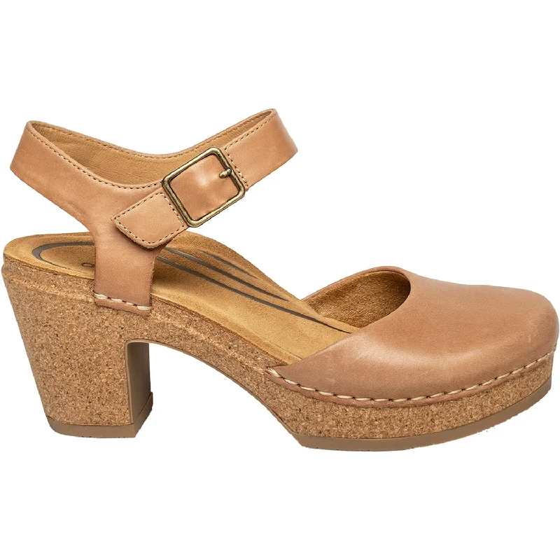 Women's Aetrex Finley Camel Leather