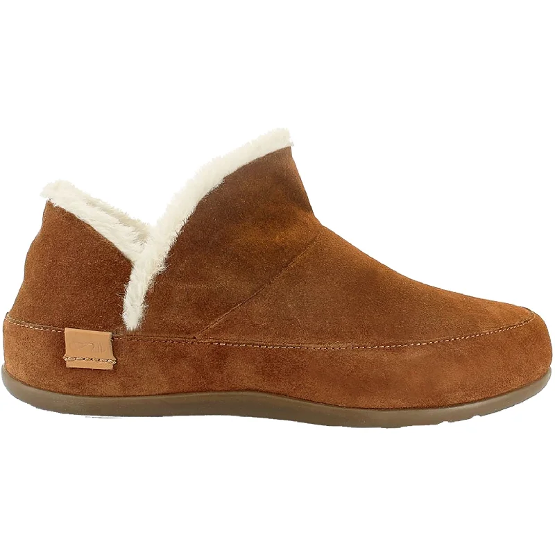 Slippers with relaxed style-Women's Strive Geneva Classic Tan Suede