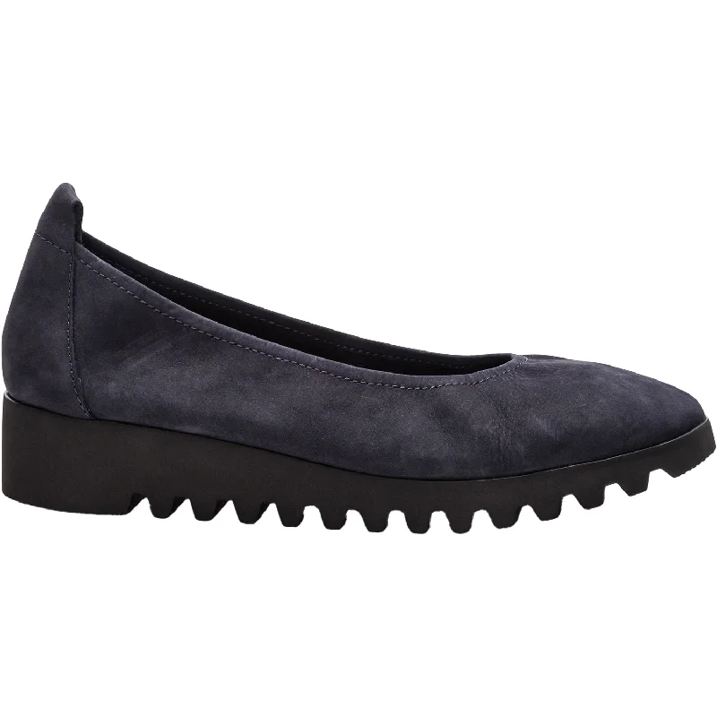 Casual Shoes for Casual Wear-Women's Aetrex Brianna Navy Suede