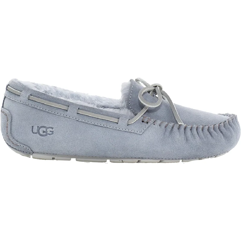 Slippers with stretch break-Women's UGG Dakota Ash Fog Suede