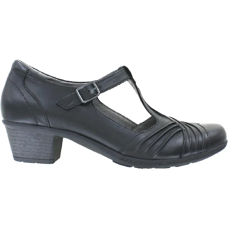 Fashion dress shoes with international-Women's Earth Stellar Black Calf Leather