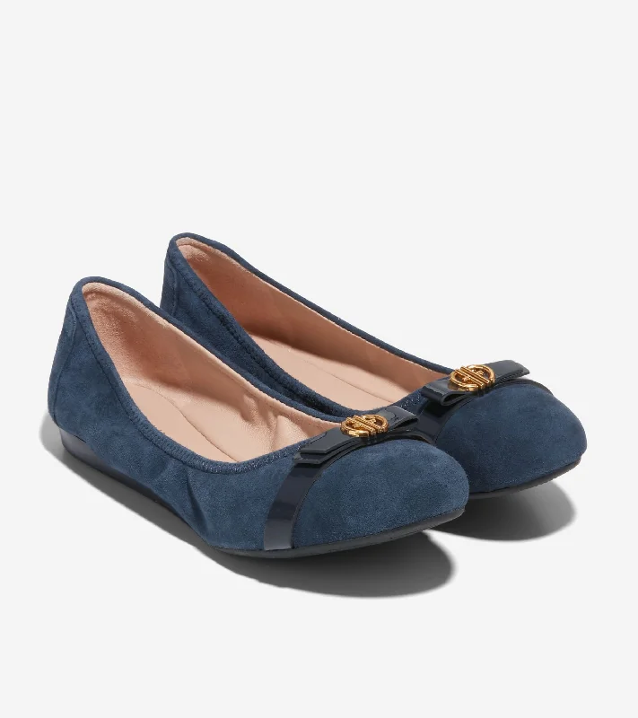 Stylish flats with patios-Cole Haan Tova Bow Ballet