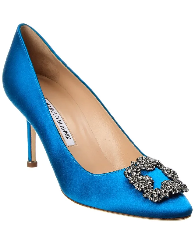 Manolo Blahnik Hangisi 70 Satin Pump