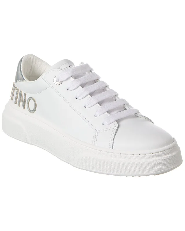 Athletic shoes for high-performance marathon training-Valentino by Mario Valentino Alice Leather Sneaker