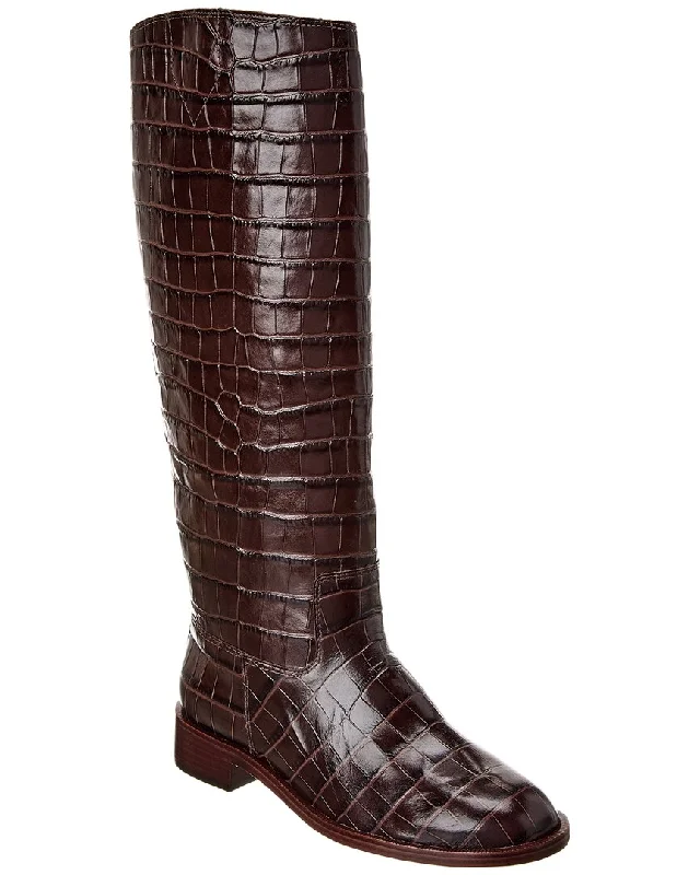 boots for snowy day activities and travel-SCHUTZ Terrance Up Leather Boot