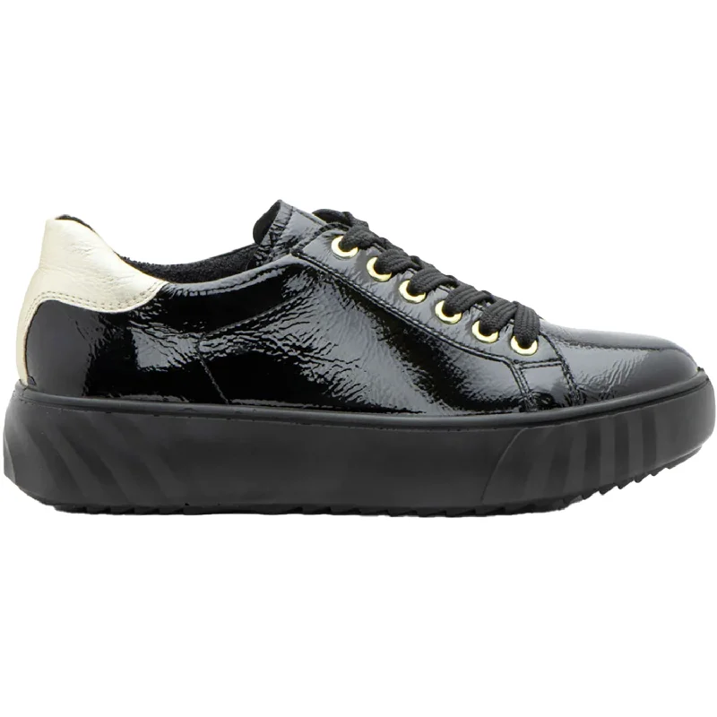 Casual Shoes with Groove-Women's Ara Mikky Black Patent Leather