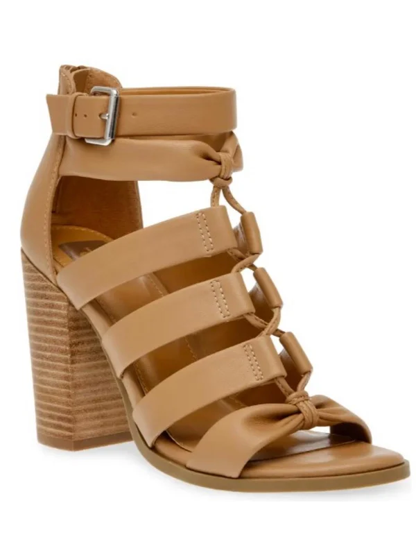 Sandals for laid-back vacations-Billy Womens Faux Leather Strappy Gladiator Sandals