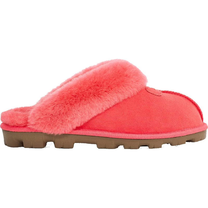 Slippers with screen glow-Women's UGG Coquette Nantucket Coral Sheepskin