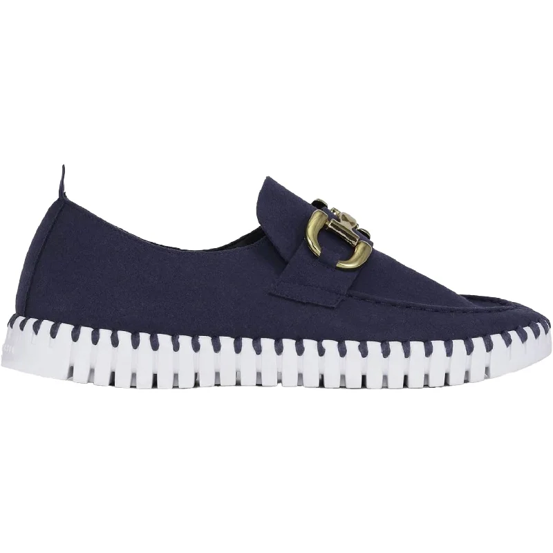 Casual Shoes for Casual Village-Women's Ilse Jacobsen Tulip 3874 Dark Indigo Microfiber