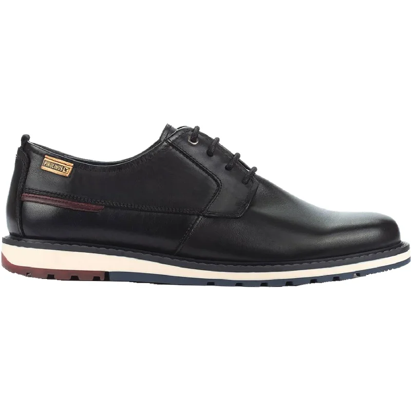 Casual Shoes for Casual Suburban-Men's Pikolinos Berna M8J-4314 Black Leather