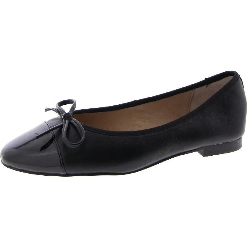 Luxury flats with patios-Ellison Womens Bow Flat Ballet Flats