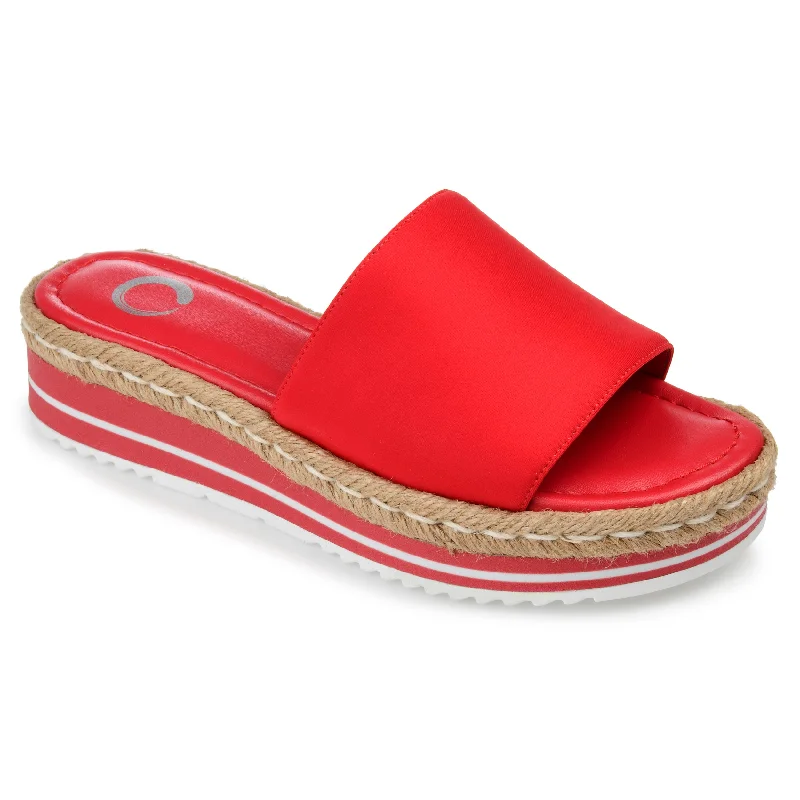 Sandals for warm weather outfits-Journee Collection Women's Tru Comfort Foam Rosey Sandal