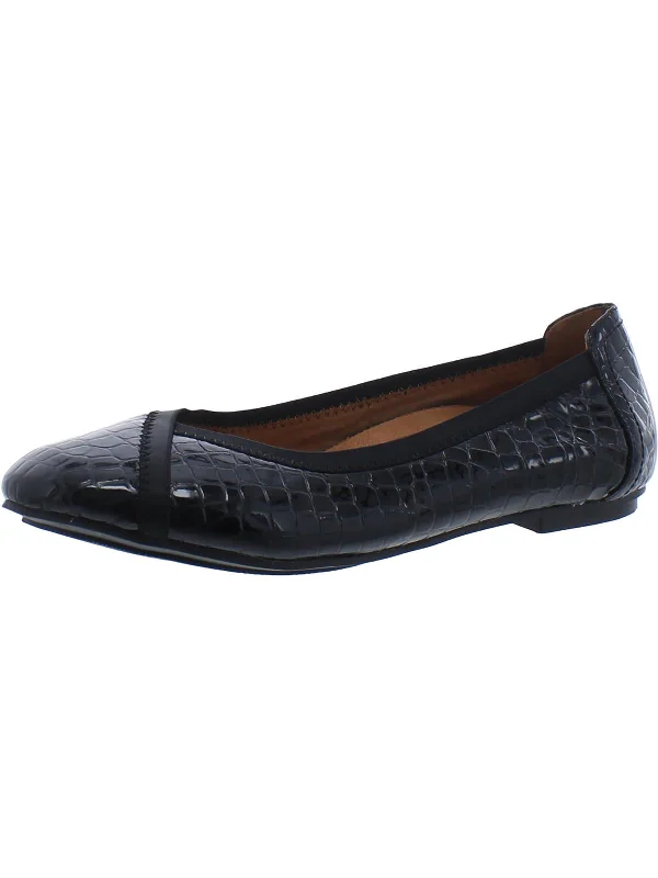 Affordable flats near towns-Caroll Womens Slip On Ballet Flats