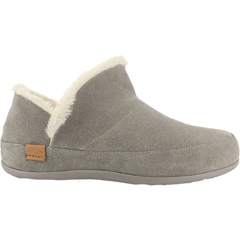 Slippers for wool comfort-Women's Strive Geneva Charcoal Grey Suede