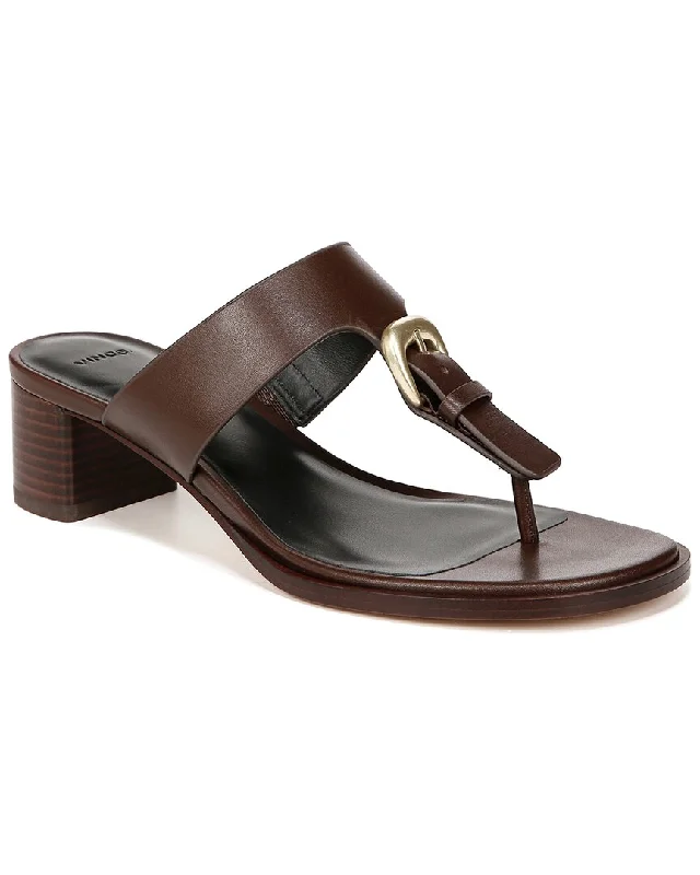 Sandals for sunny road trips-Vince Aubrey Leather Thong