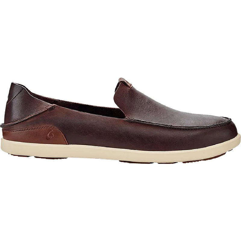 Casual Shoes for Casual Hot-Men's OluKai Nalukai Slip-On Kona Coffee/Tapa Leather