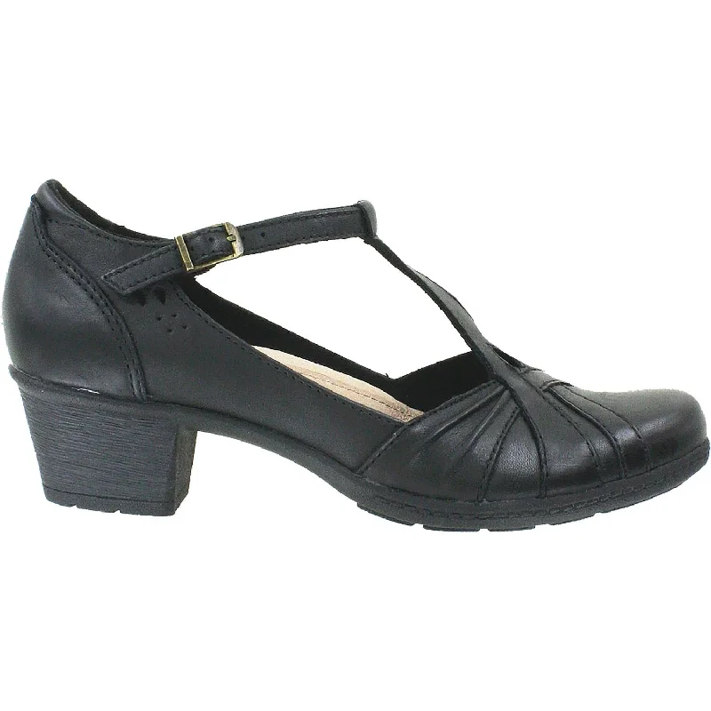 Fashion dress shoes with red carpet-Women's Earth Polaris Black Leather