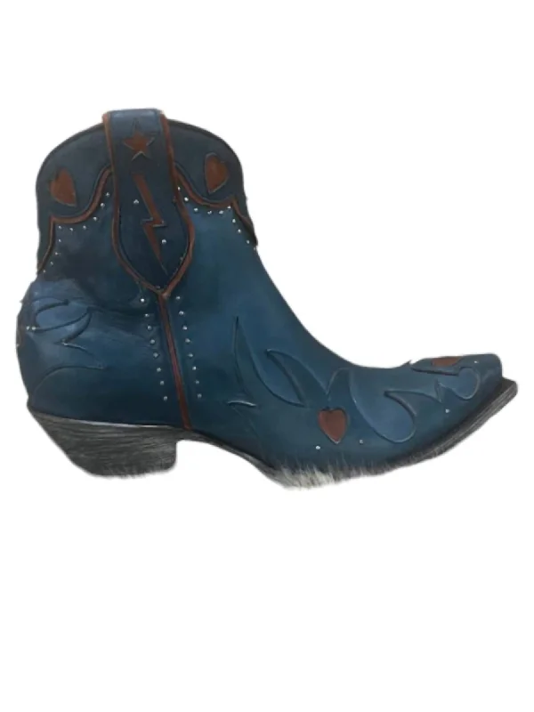 boots for stylish yet functional outdoor wear-Women's Love & Paranoia Bootie In Blue