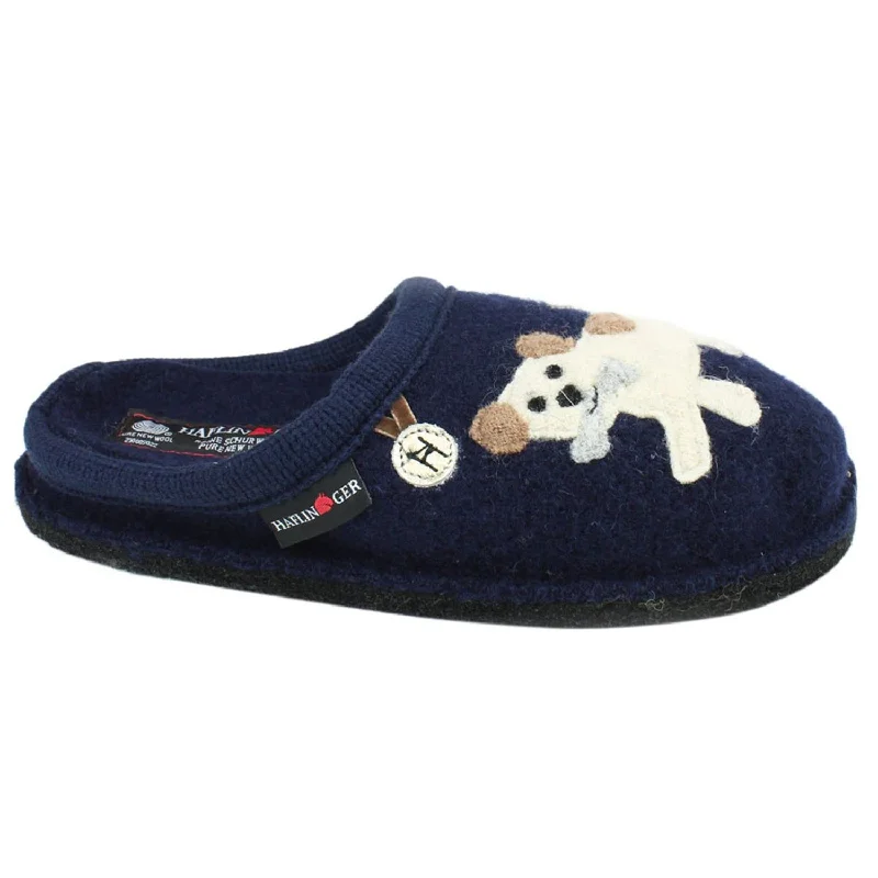 Slippers for plush stitch-Women's Haflinger Fido Navy