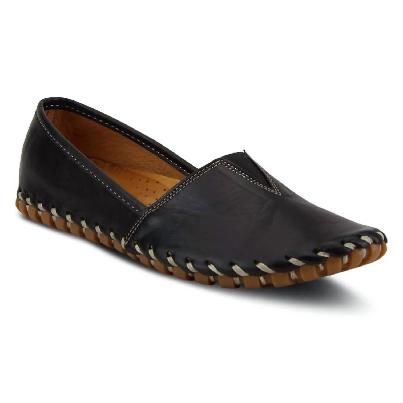 Flats with bold flair-Women's Kathaleta Slip On Shoes In Black