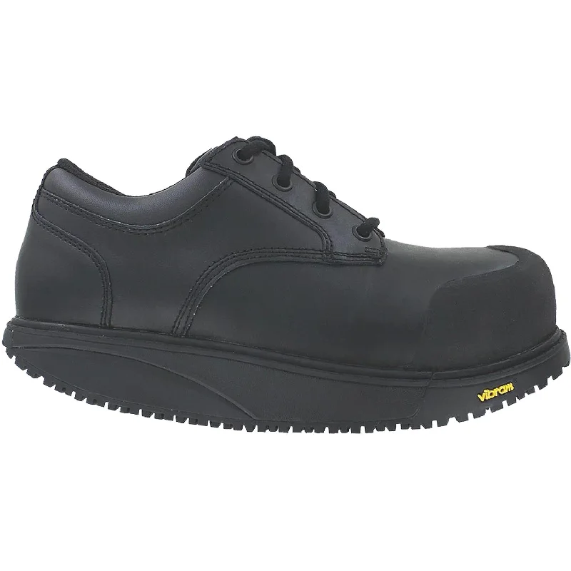 Casual Shoes with Flash-Unisex MBT Omega Safety Work Shoe Black Leather