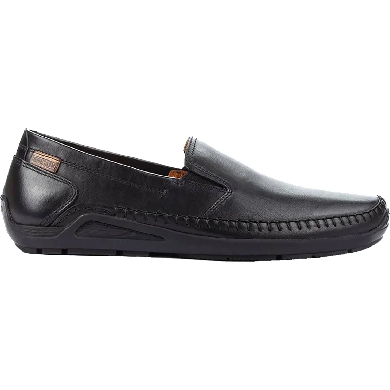 Casual Shoes for Casual Crew-Men's Pikolinos Azores 06H-5303 Black Leather