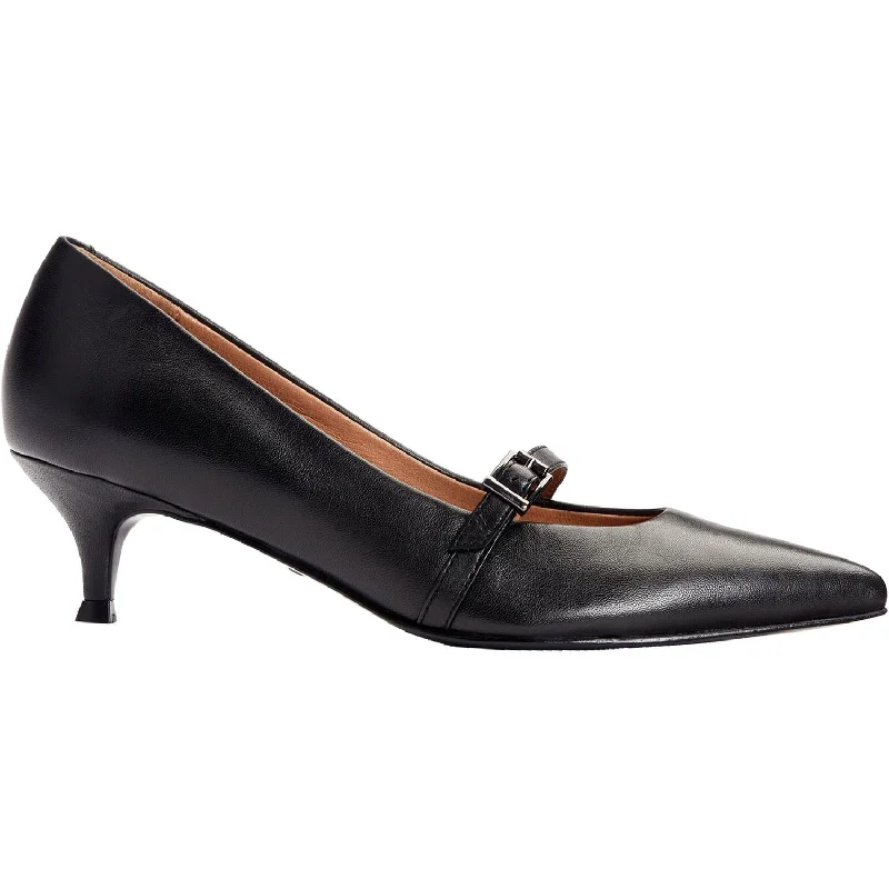 Fashion dress shoes with trendy-Women's Vionic Minnie Black Leather