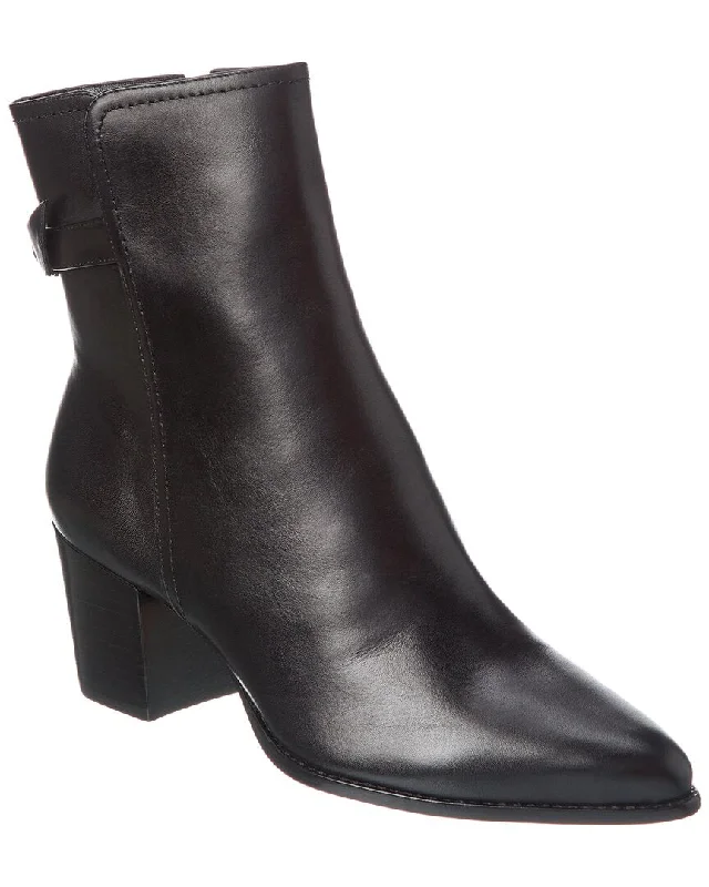 boots with removable insoles for comfort-Alexandre Birman Jessa 60 Leather Bootie