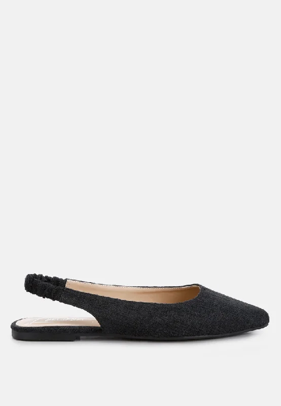 Flats for artistic vibes-Amirah Slingback Ballet Flats