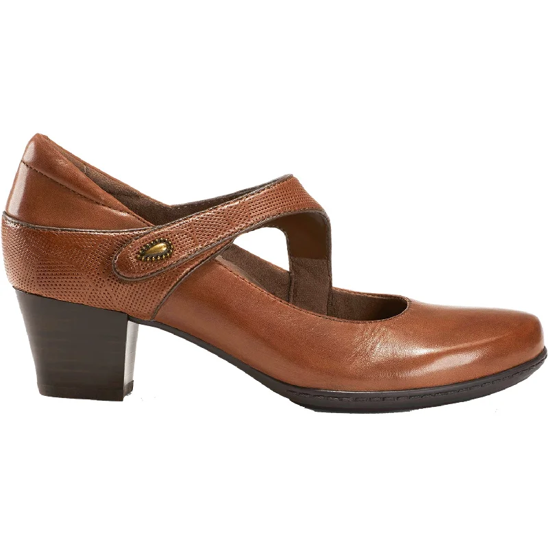 Fashion dress shoes with durability test-Women's Earth Montreal Almond Leather