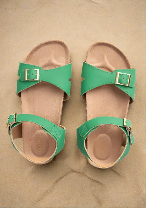 Sandals for everyday outfits-Popsy Green Sandal