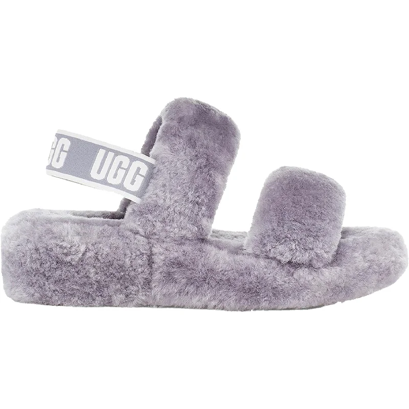 Slippers with hearth glow-Women's UGG Oh Yeah Soft Amethyst Sheepskin