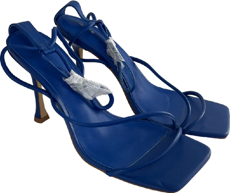 lts Blue Strappy Asymmetrical Heel UK 9 EU 42 👠