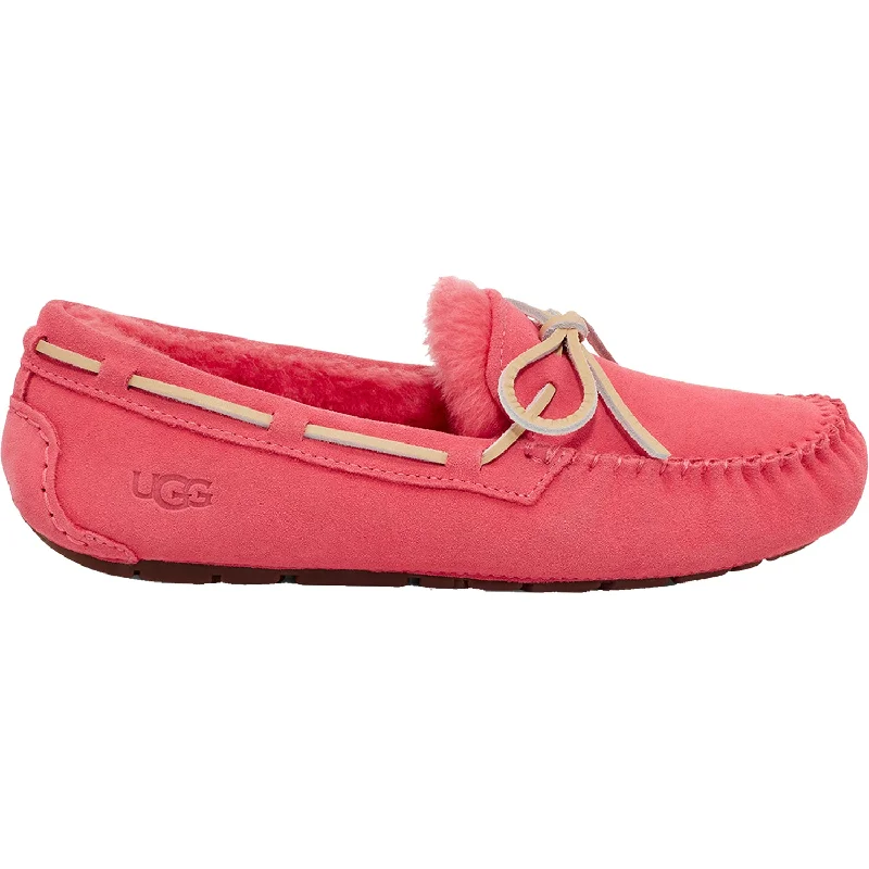 Slippers with table rest-Women's UGG Dakota Nantucket Coral Suede