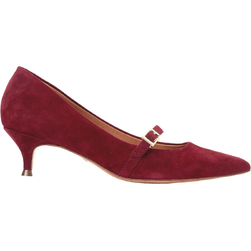 Fashion dress shoes for bunions-Women's Vionic Minnie Wine Suede