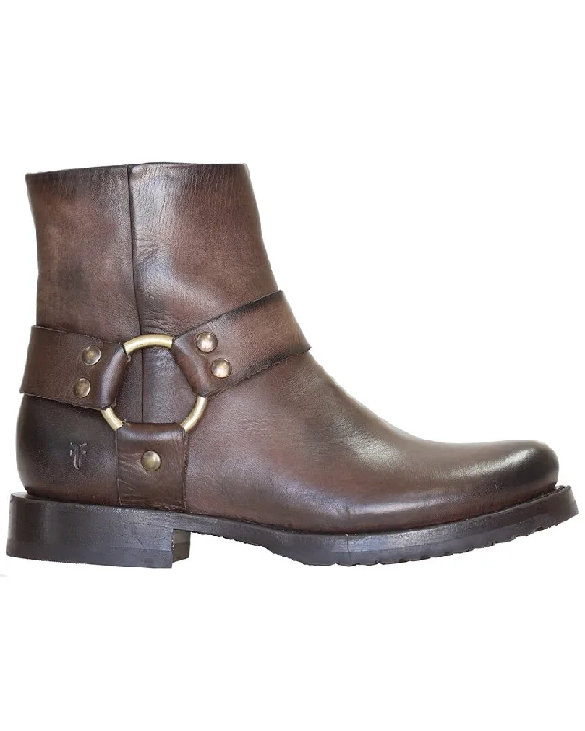 boots with durable construction for outdoor use-Frye Veronica Harness Leather Boot