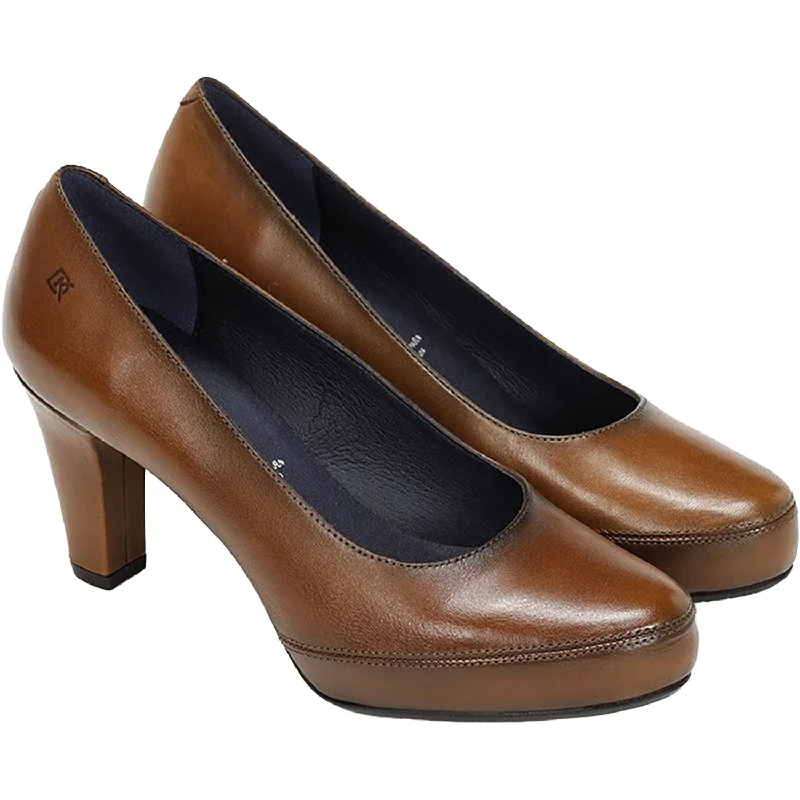 Fashion dress shoes with accessories-Women's Dorking Blesa D5794 Cognac Leather