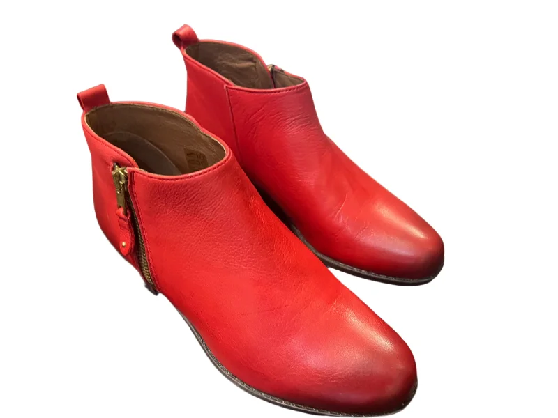 boots with breathable mesh lining-Eric Michael RED London Women's Boots