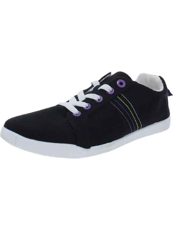 Athletic shoes for foot protection during intense activities-Stinson Womens Canvas Lace Up Casual and Fashion Sneakers