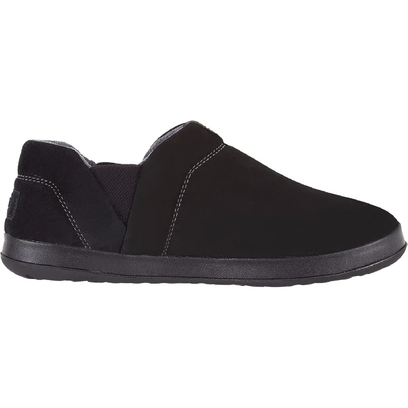 Slippers with cozy knit-Men's UGG Hanz Black Suede