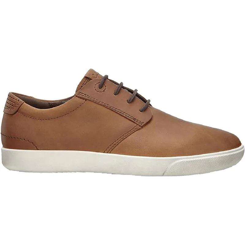 Casual Shoes for Casual Rhythm-Men's Ecco Gary Lace Amber Nubuck