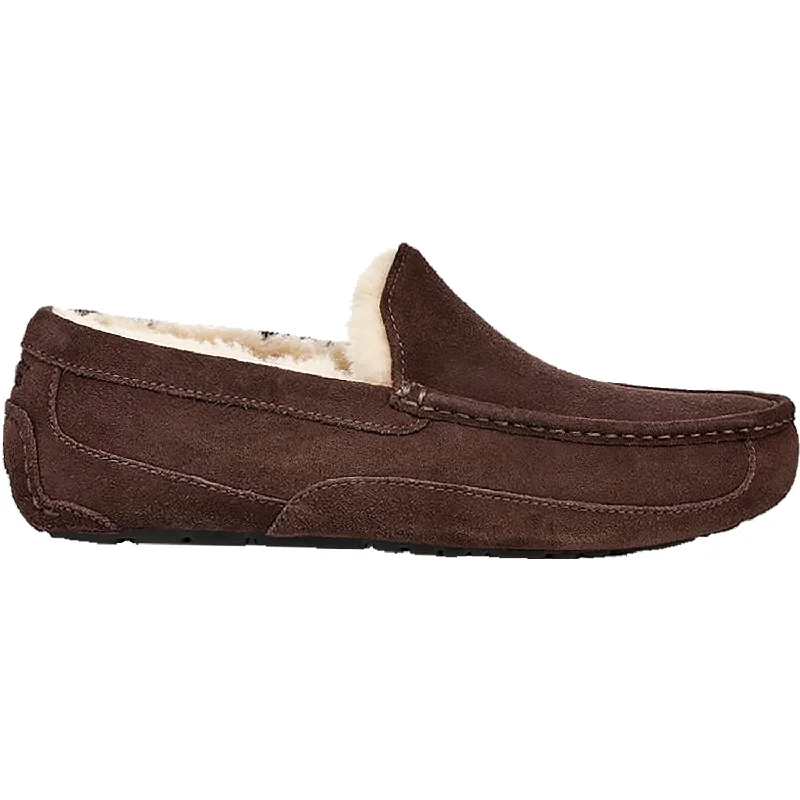 Slippers for fireside-Men's UGG Ascot Espresso Suede